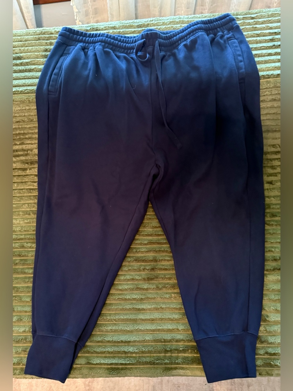 Navy Blue women’s 3x Fabletics Tapered Jogger Drawstring Sweatpants